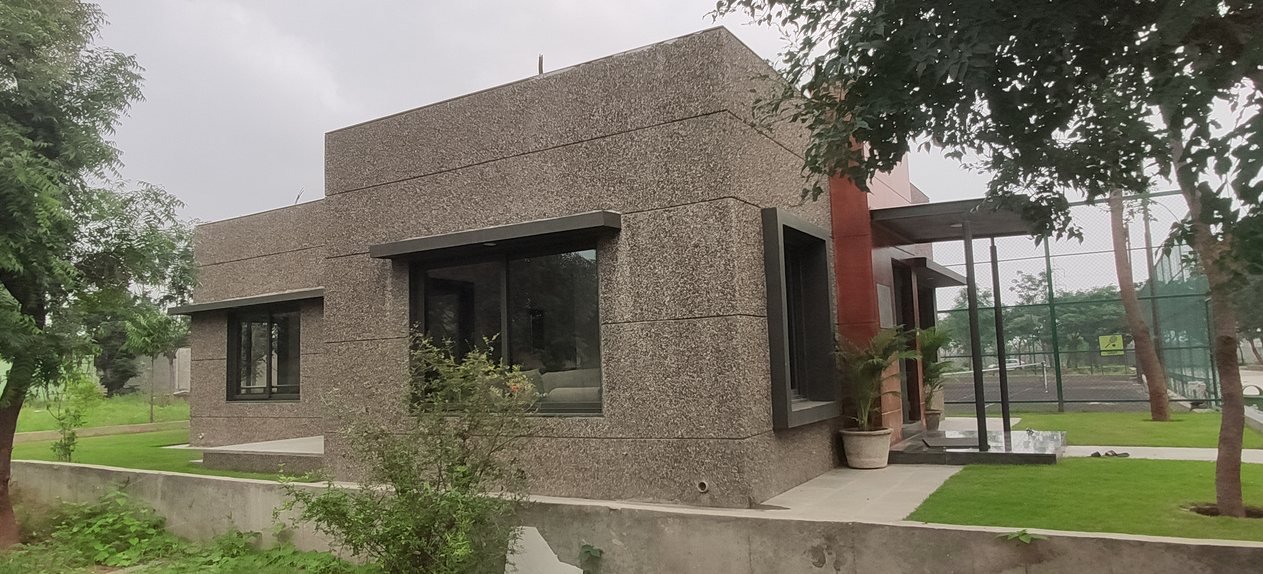 Completed private bungalow by HJ Construction in Ahmedabad